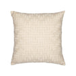 Elaine Smith Entwine Crema Ivory 20"x20" Decorative Pillow