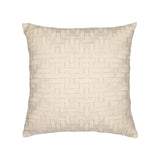 Elaine Smith Entwine Crema Ivory 20"x20" Decorative Pillow