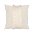 Elaine Smith Column Crema Ivory 20"x20" Decorative Pillow