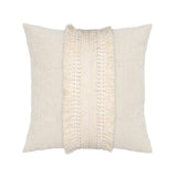 Elaine Smith Column Crema Ivory 20"x20" Decorative Pillow