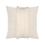 Elaine Smith Column Crema Ivory 20"x20" Decorative Pillow