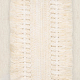 Elaine Smith Column Crema Ivory 20"x20" Decorative Pillow