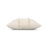 Elaine Smith Column Crema Ivory 20"x20" Decorative Pillow