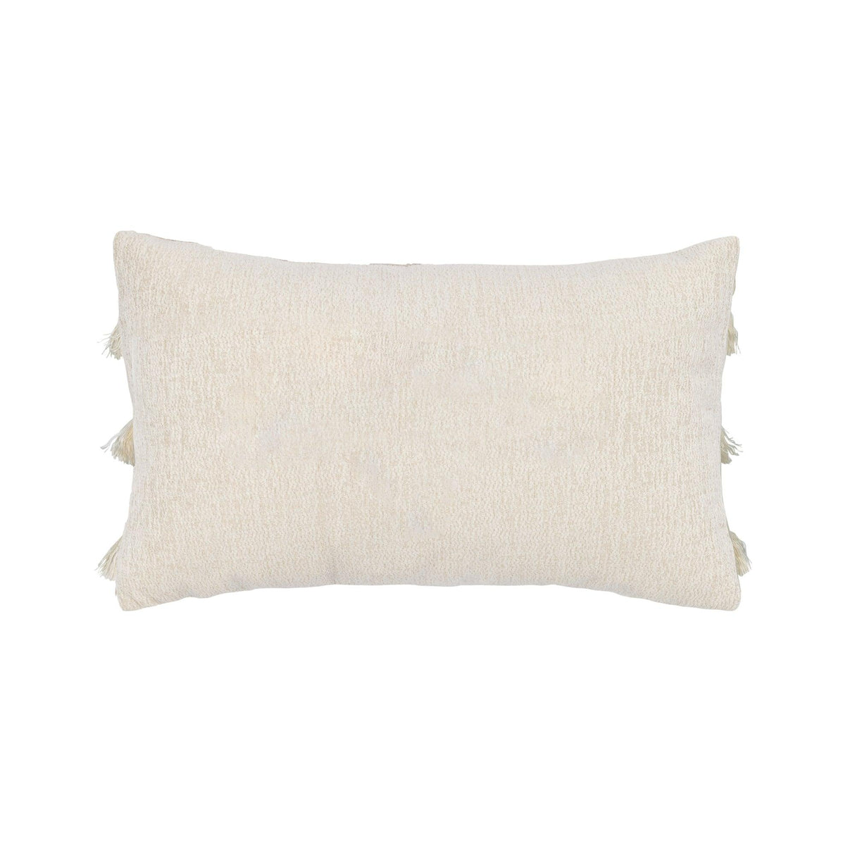 Elaine Smith Cascade Crema Ivory 12"x20" Decorative Pillow