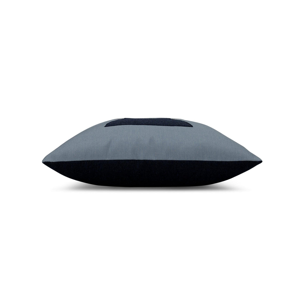 Elaine Smith Modern Balance Slate Blue 20"x20" Decorative Pillow