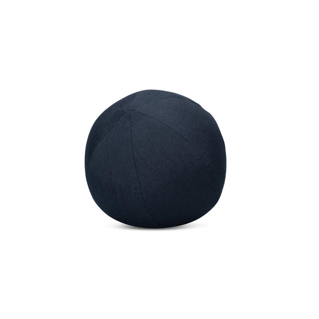 Elaine Smith Indigo Orb Blue 12" Round Decorative Pillow