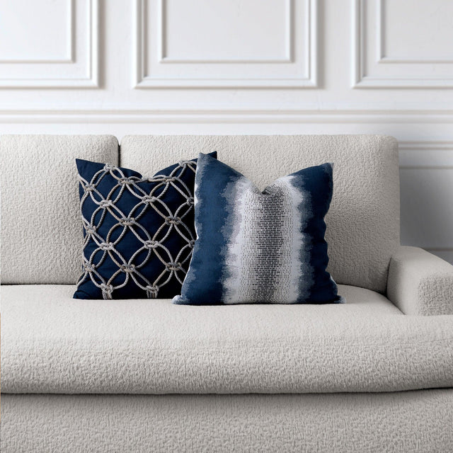 Elaine Smith Denim Pillow Package 2-Pack Blue 2-Pack Decorative Pillow
