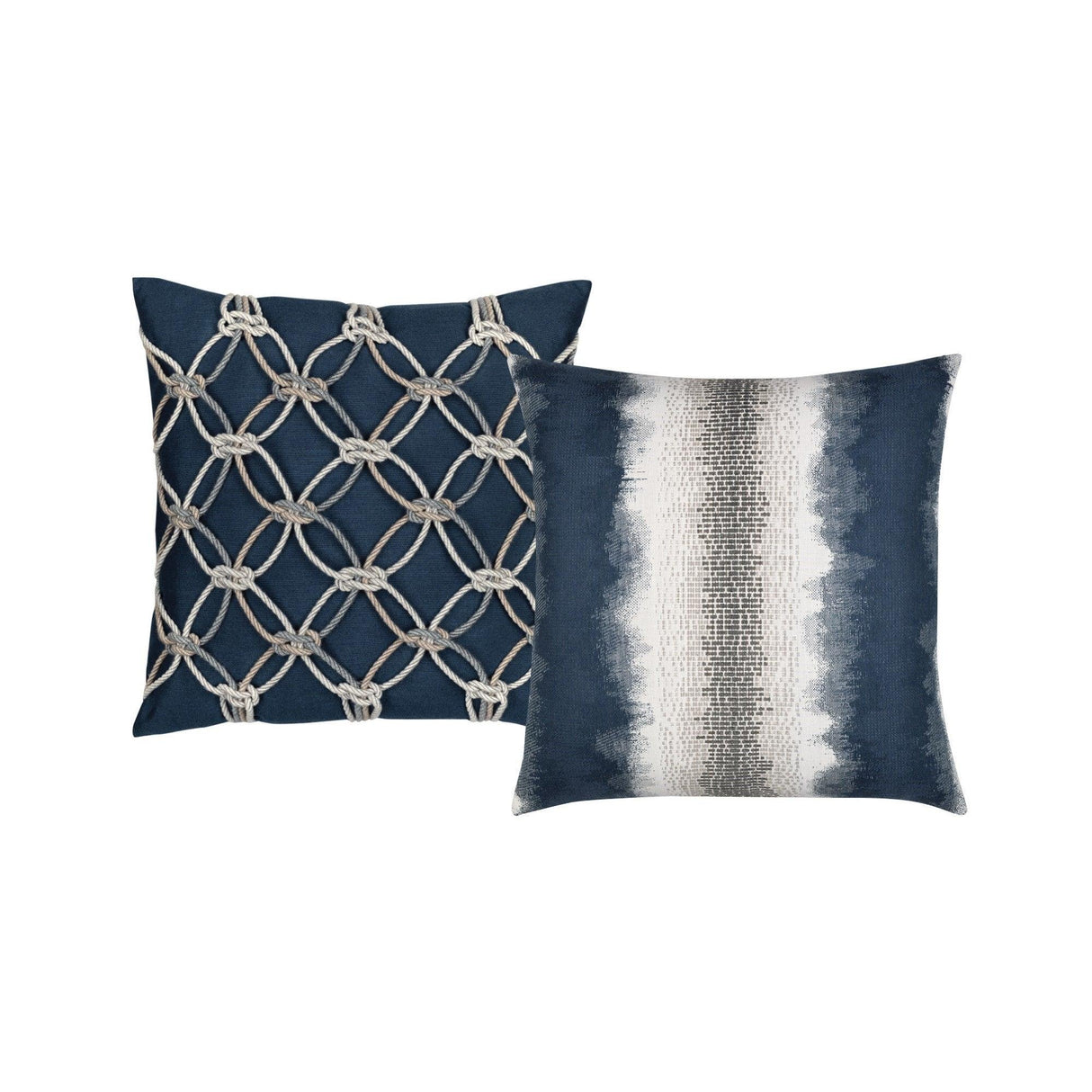Elaine Smith Denim Pillow Package 2-Pack Blue 2-Pack Decorative Pillow