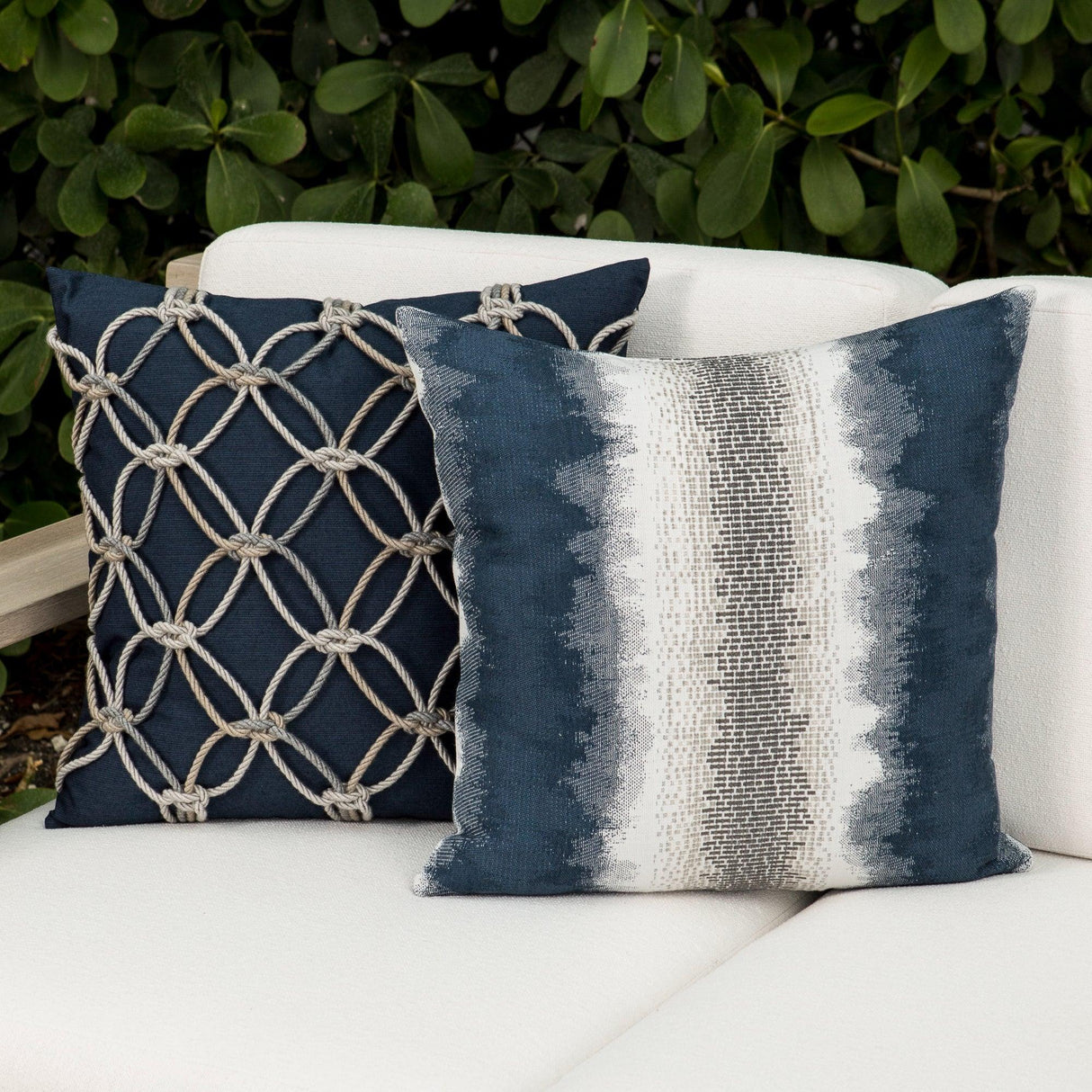 Elaine Smith Denim Pillow Package 2-Pack Blue 2-Pack Decorative Pillow