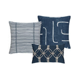 Elaine Smith Denim Pillow Package 3-Pack Blue 3-Pack Decorative Pillow