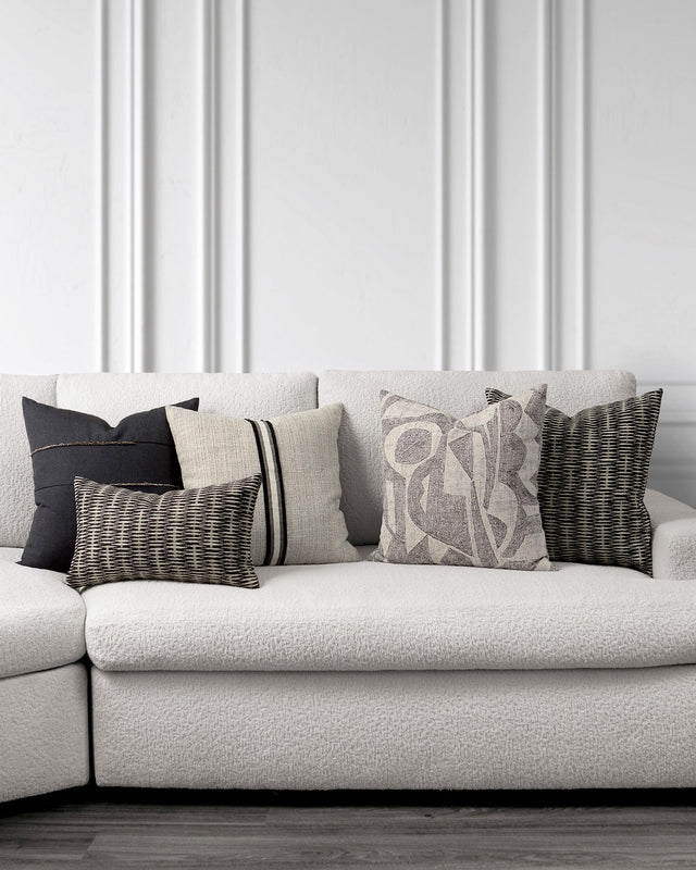 Elaine Smith Ebony Pillow Package 5-Pack Black 5-Pack Decorative Pillow