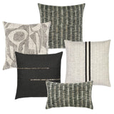 Elaine Smith Ebony Pillow Package 5-Pack Black 5-Pack Decorative Pillow