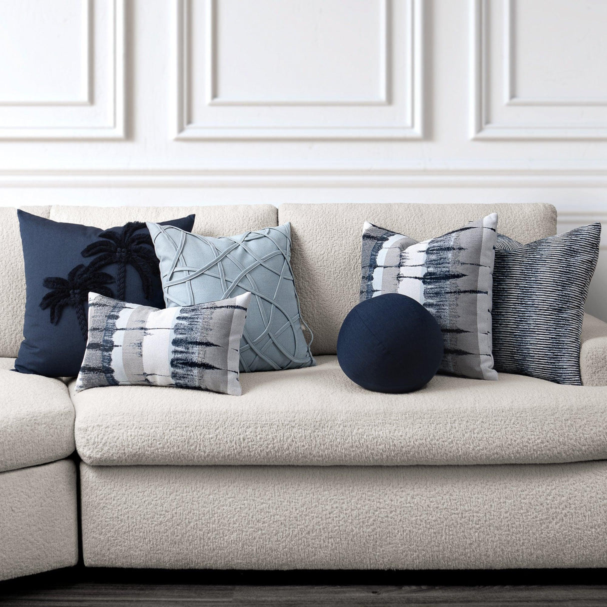 Elaine Smith Dew Pillow Package 2-Pack Blue 2-Pack Decorative Pillow