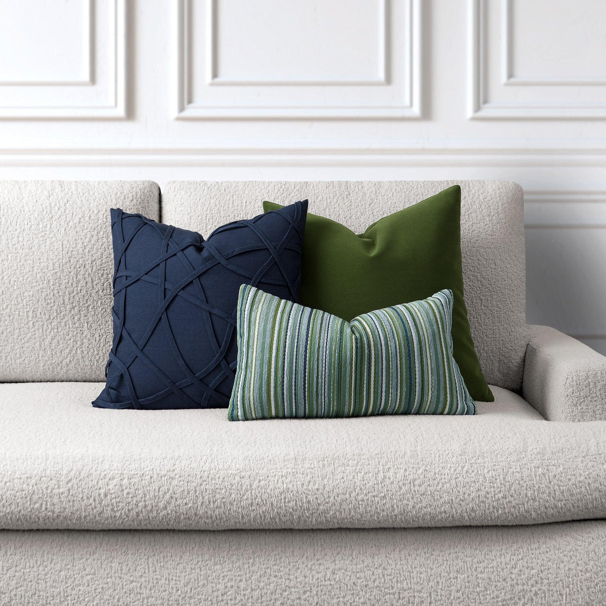 Elaine Smith Nature Pillow Package 3-Pack Green 3-Pack Decorative Pillow
