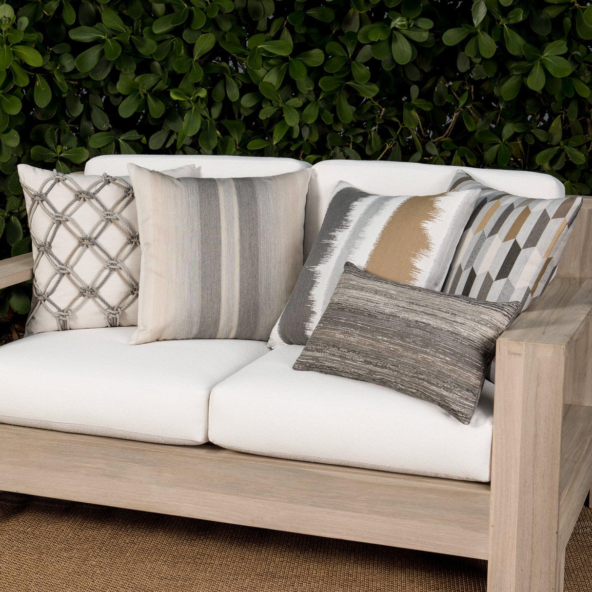 Elaine Smith Neutral Pillow Package 2-Pack Beige 2-Pack Decorative Pillow