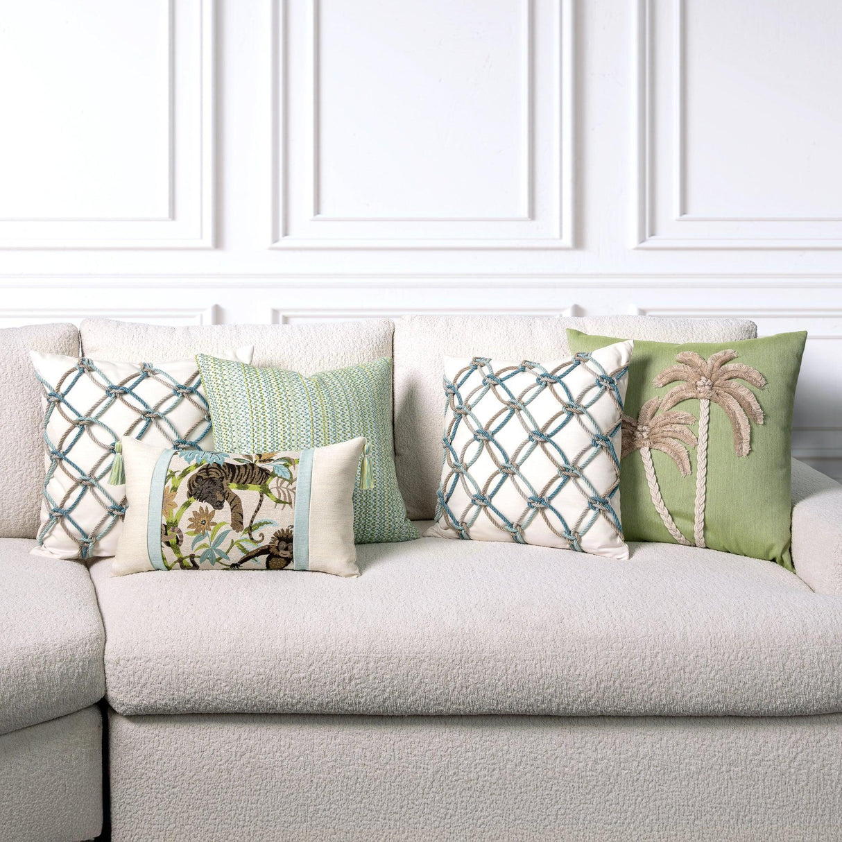 Elaine Smith Spring Pillow Package 2-Pack Green 2-Pack Decorative Pillow