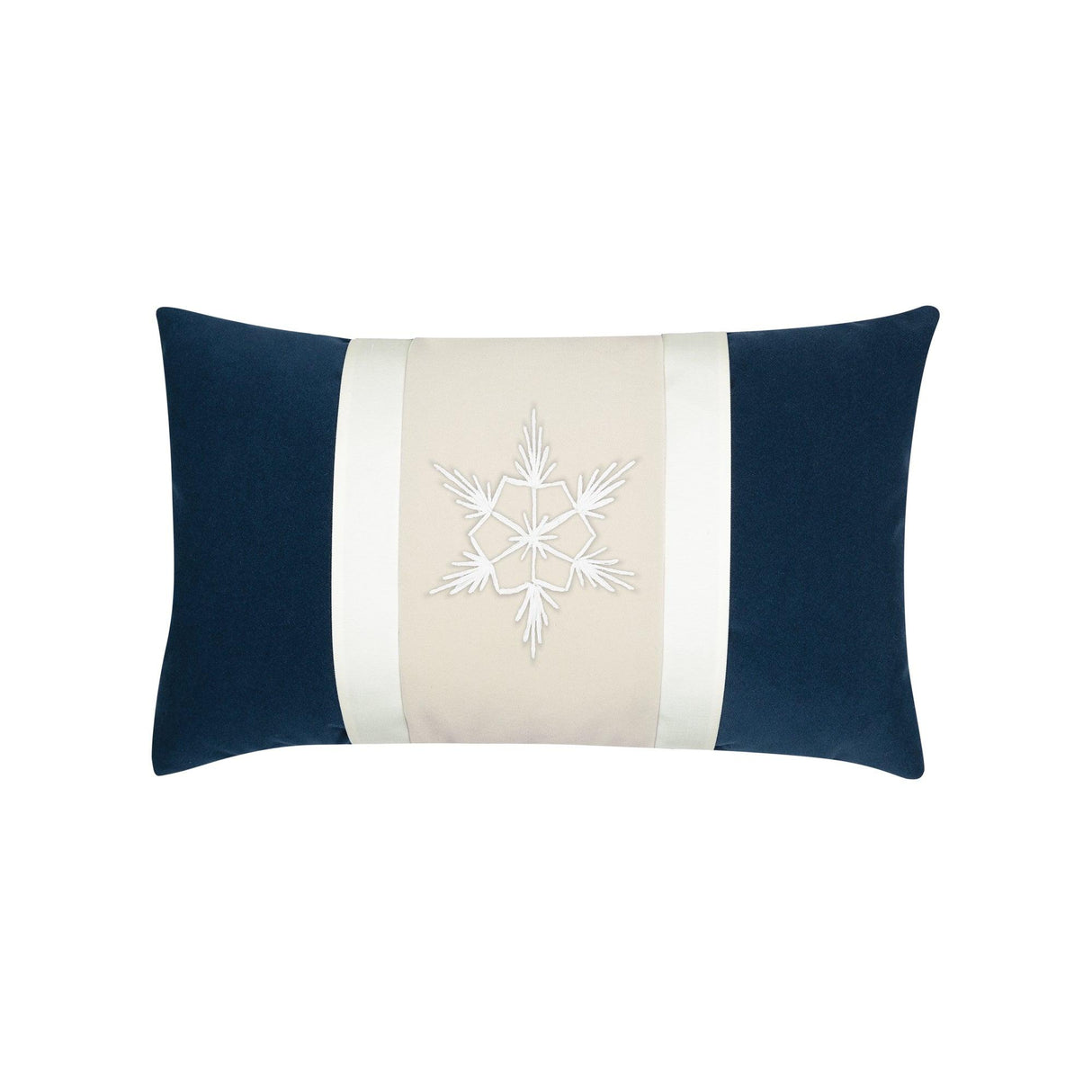 Elaine Smith Tradition Midnight Deep Blue 12"x20" Decorative Pillow