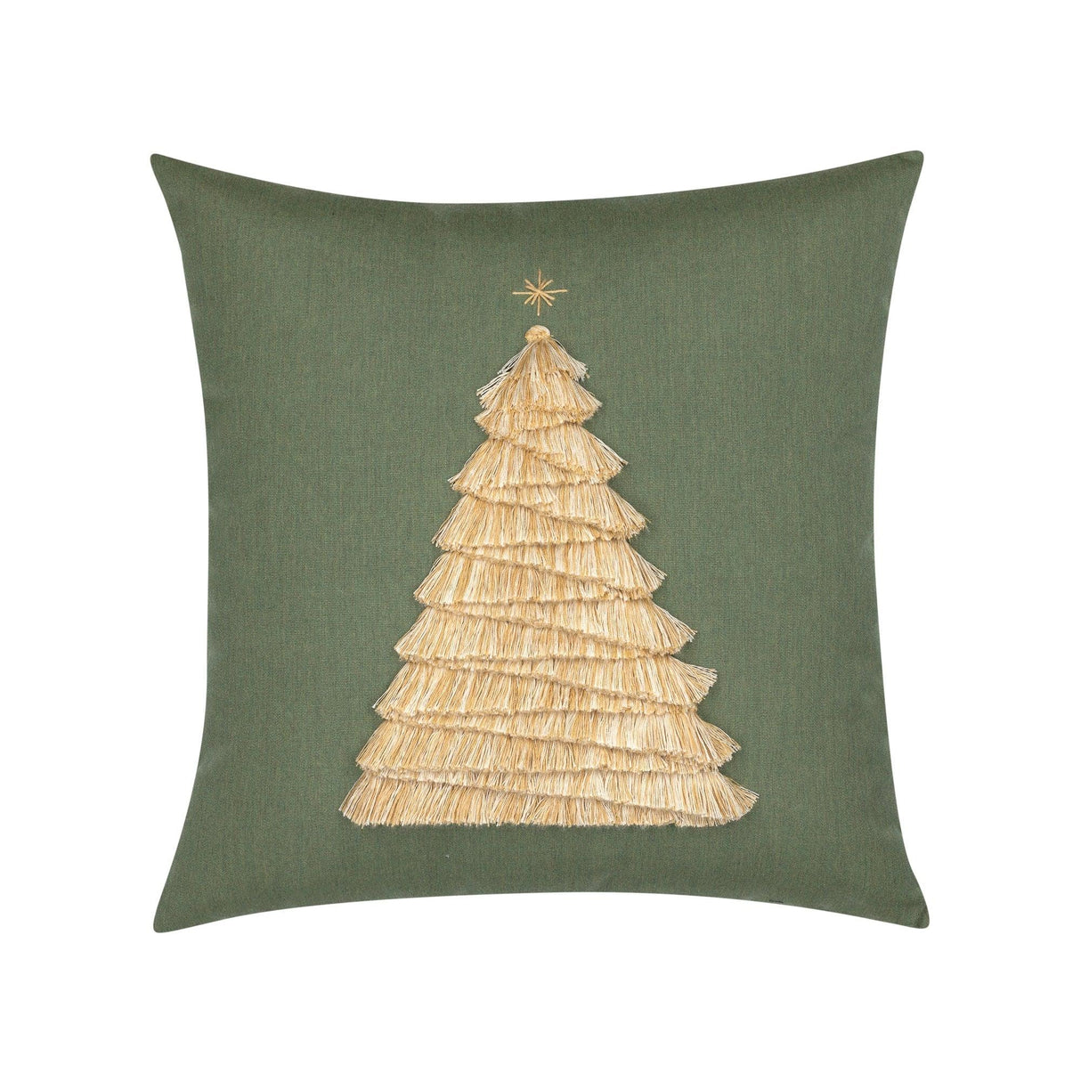 Elaine Smith Fraser Fir Fern Green 20"x20" Decorative Pillow