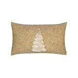 Elaine Smith Fraser Fir Golden Gold 12"x20" Decorative Pillow