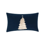 Elaine Smith Fraser Fir Midnight Blue 12"x20" Decorative Pillow