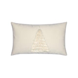 Elaine Smith Fraser Fir Ivory Ivory 12"x20" Decorative Pillow