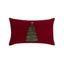 Elaine Smith Fraser Fir Ruby Red 12"x20" Decorative Pillow