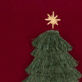 Elaine Smith Fraser Fir Ruby Red 12"x20" Decorative Pillow