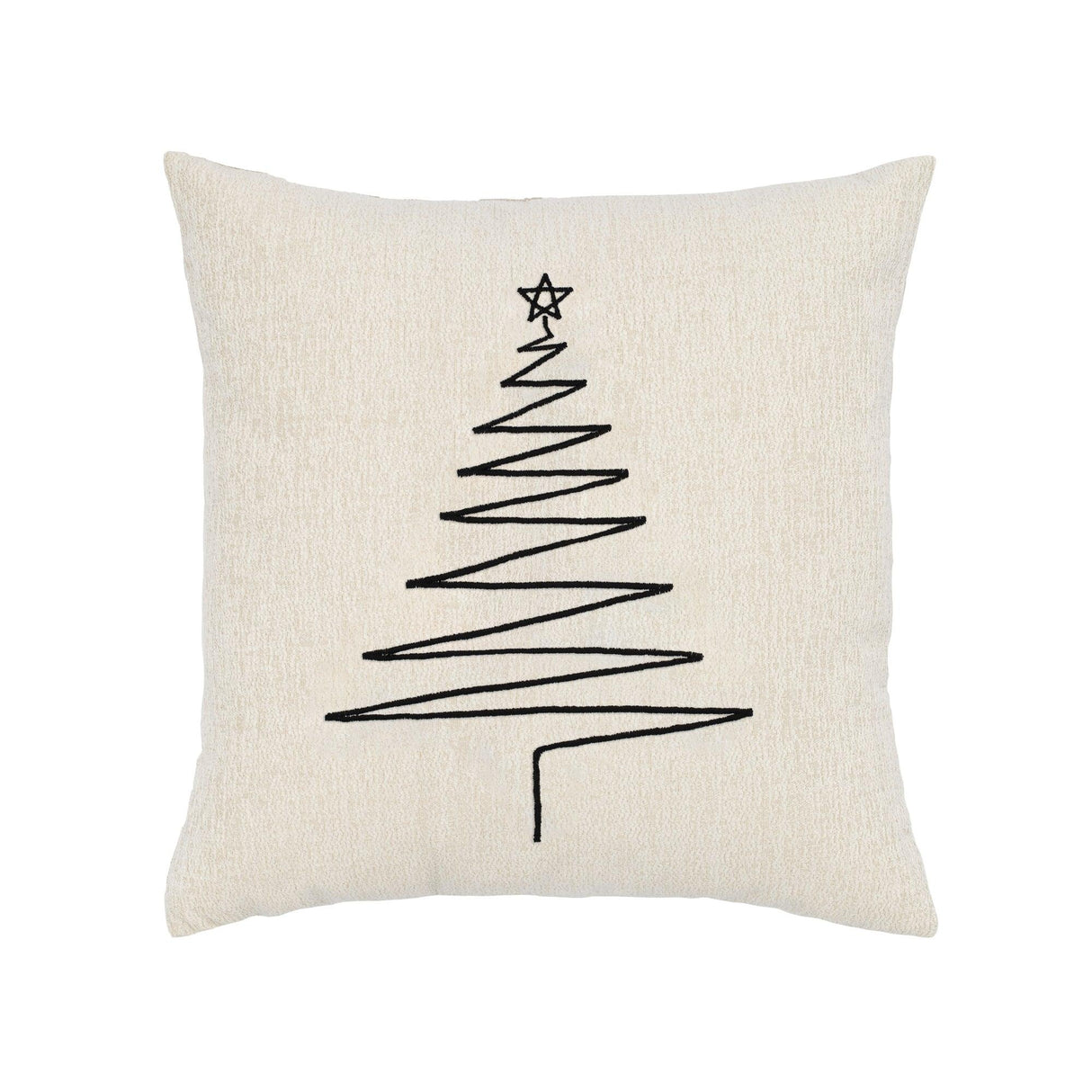 Elaine Smith Silent Night Crema   Decorative Pillow