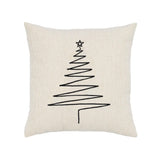Elaine Smith Silent Night Crema   Decorative Pillow
