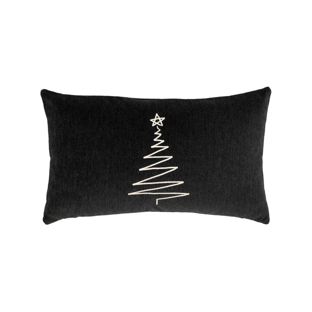 Elaine Smith Silent Night Noir   Decorative Pillow