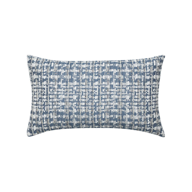 Elaine Smith Channel Bleu Blue 12"x20" Decorative Pillow