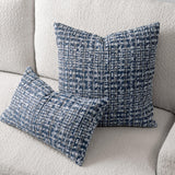 Elaine Smith Channel Bleu Blue 12"x20" Decorative Pillow