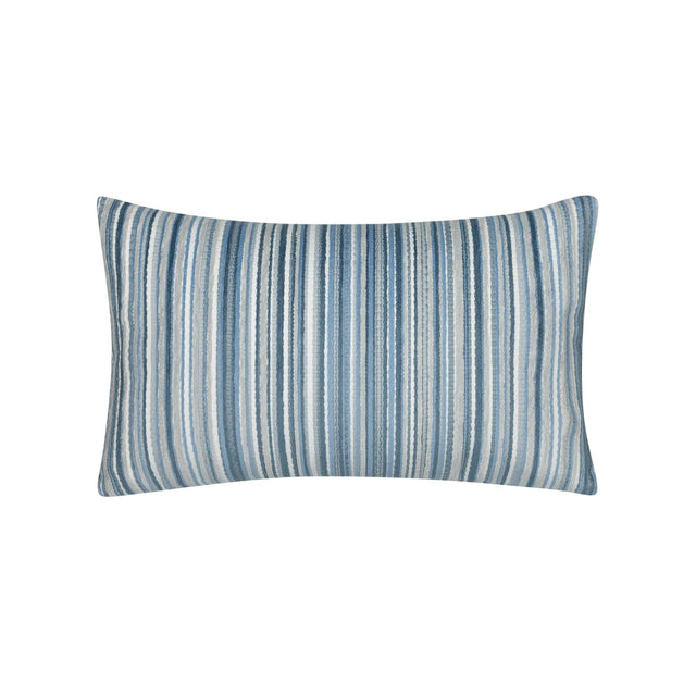 Elaine Smith Lush Velvet Cloud Gray 12"x20" Decorative Pillow