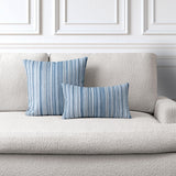 Elaine Smith Lush Velvet Cloud Gray 12"x20" Decorative Pillow