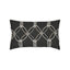 Elaine Smith Carbon Rope Black 12"x20" Decorative Pillow
