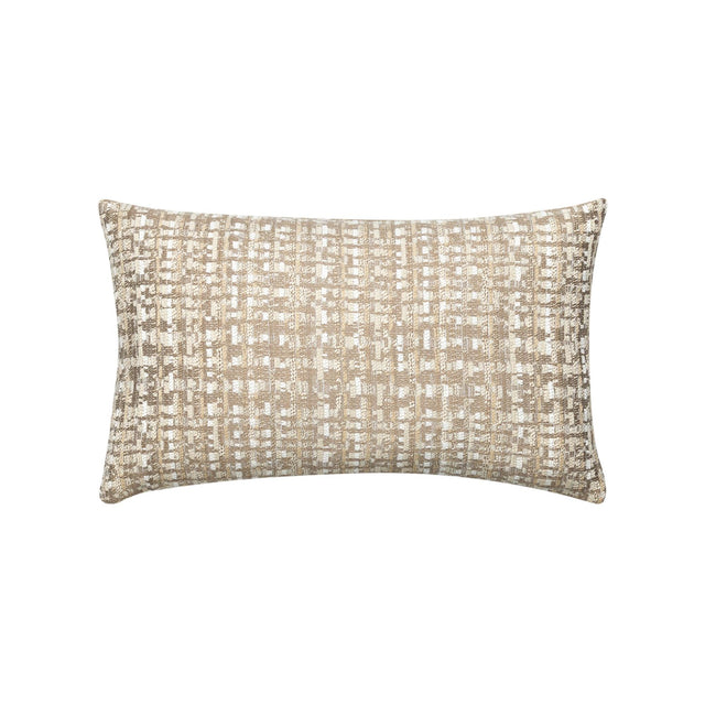 Elaine Smith Channel Sable Beige 12"x20" Decorative Pillow