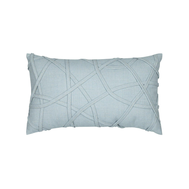 Elaine Smith Illusion Dew Light Blue 12"x20" Decorative Pillow