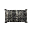 Elaine Smith Channel Noir Black 12"x20" Decorative Pillow
