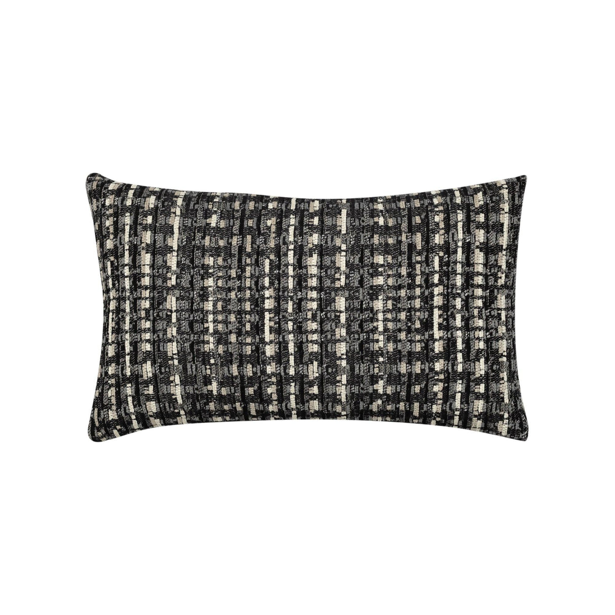 Elaine Smith Channel Noir Black 12"x20" Decorative Pillow