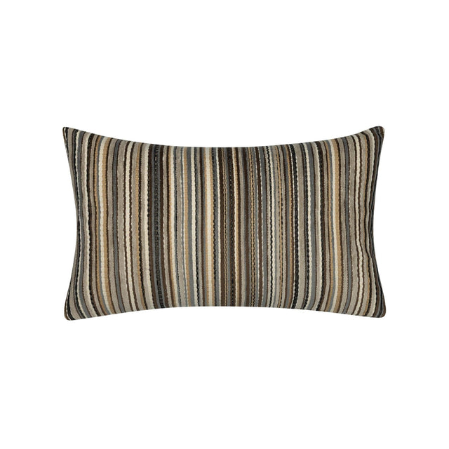 Elaine Smith Lush Velvet Earth Brown 12"x20" Decorative Pillow