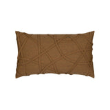Elaine Smith Illusion Teak Brown 12"x20" Decorative Pillow