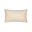Elaine Smith Entwine Crema Ivory 12"x20" Decorative Pillow