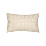 Elaine Smith Entwine Crema Ivory 12"x20" Decorative Pillow