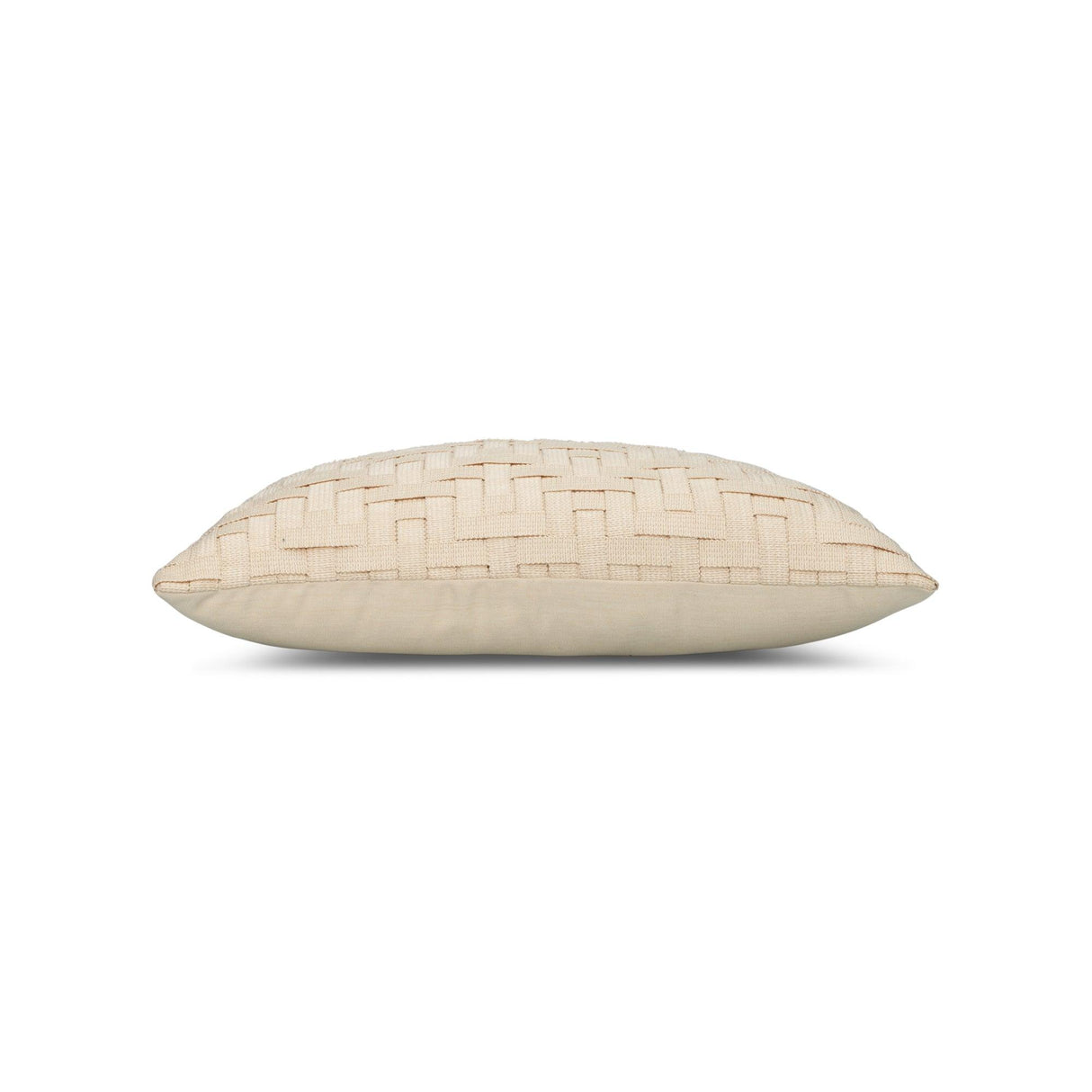 Elaine Smith Entwine Crema Ivory 12"x20" Decorative Pillow