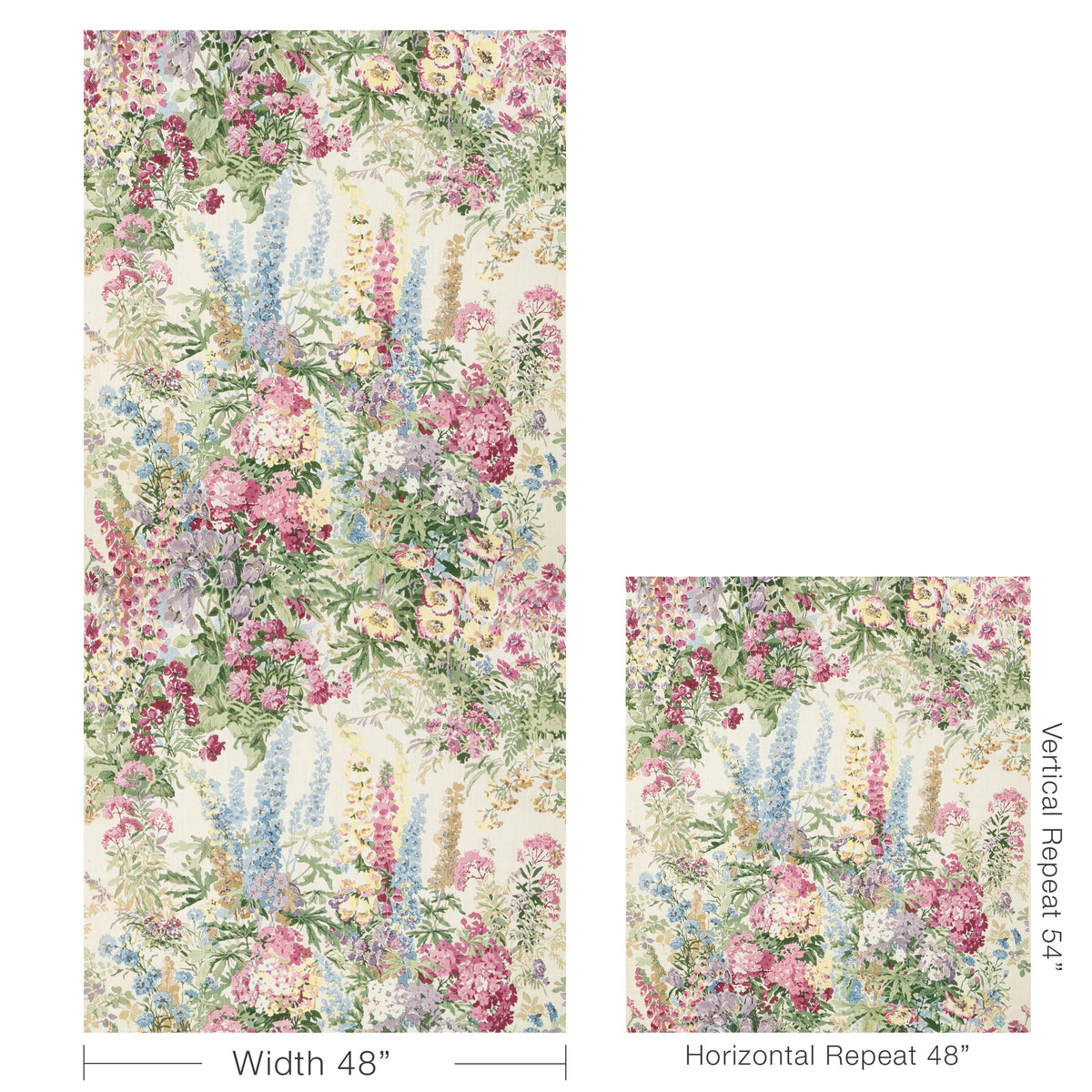 Lee Jofa GARDEN GLORIES MAGENTA Fabric