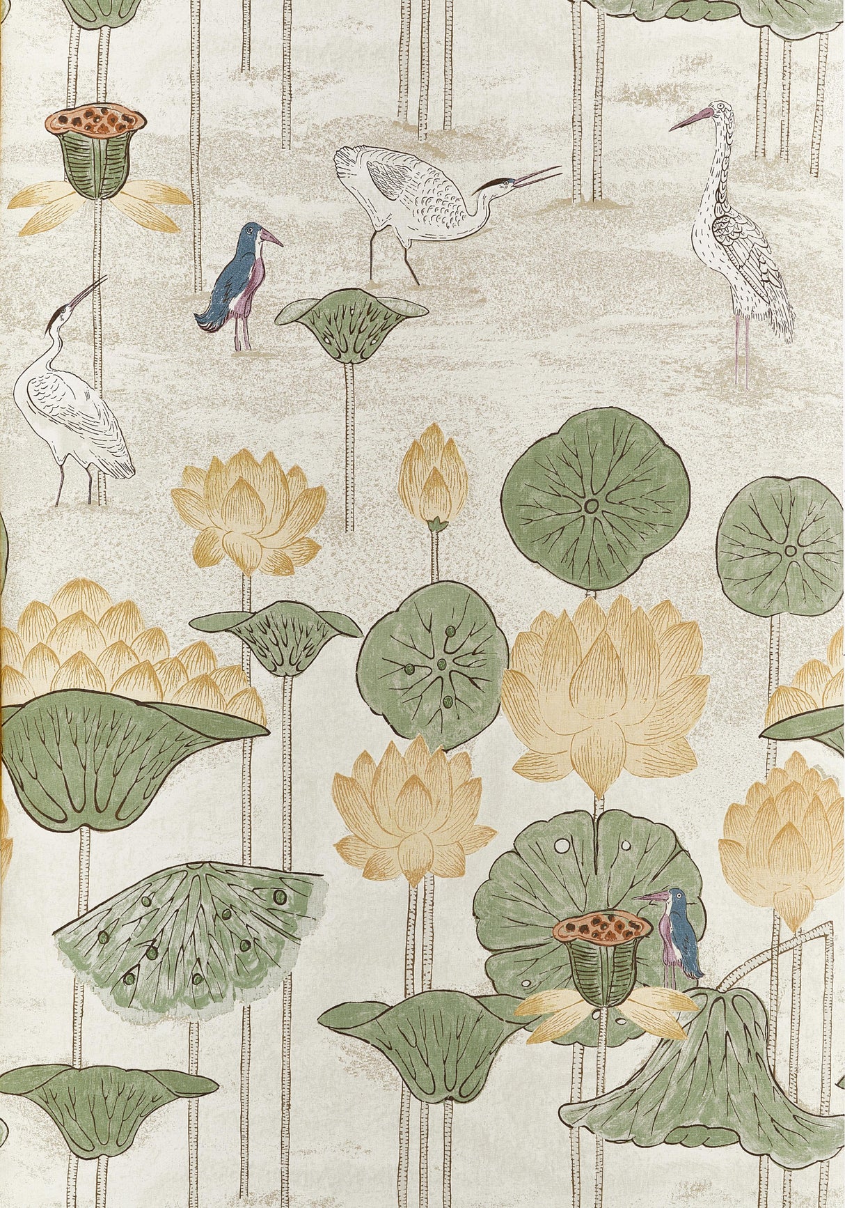 Thibaut Malea Gold Wallpaper