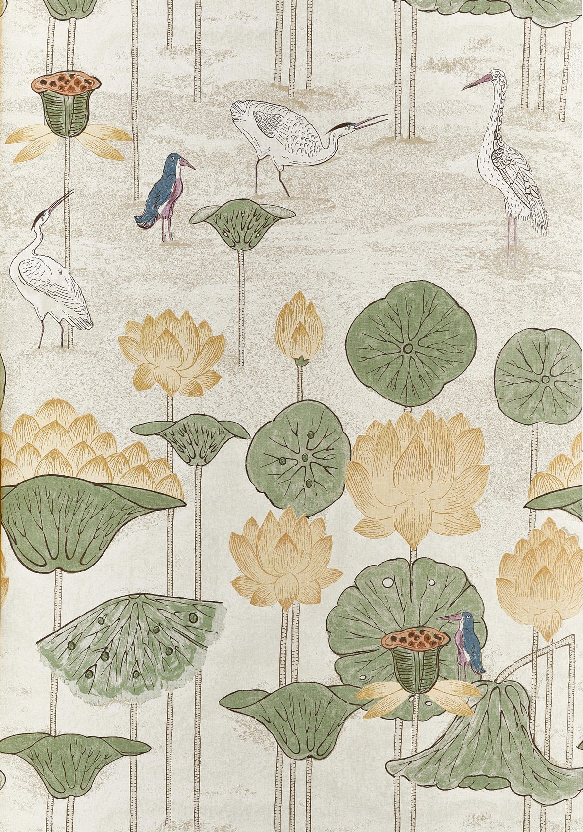 Thibaut Malea Gold Wallpaper