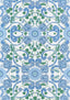 Thibaut Margaux Blue And Green Wallpaper