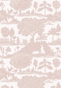 Thibaut La Foret Blush Wallpaper