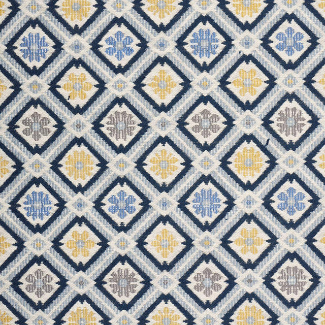 Schumacher Hospitality Savonnerie Tapestry In/ Denim Fabric